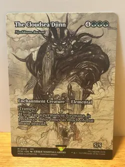 The Cloudsea Djinn, Nyxbloom Ancient (Showcase) - Final Fantasy: FCA MTG M 0016 - Image 1