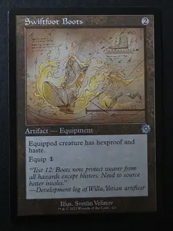 Swiftfoot Boots (Schematic) The Brothers' War: Retro Frame Artifacts Regular - Image 1