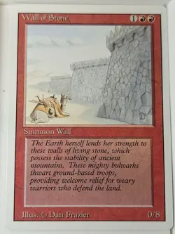 Wall of Stone- Revised Edition Core Set - Magic the Gathering MTG Nice! - Image 1