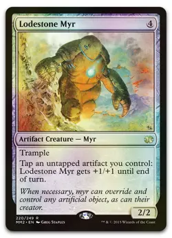 Lodestone Myr #220 (Foil) (NM) Modern Masters 2015 MM2 Magic MTG - Image 1