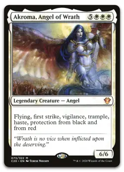 Akroma, Angel of Wrath #73 (NM) Commander 2020 C20 Magic MTG - Image 1