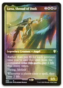 Liesa, Shroud of Dusk (Foil Etched) #606 (NM) Commander Legends CMR Magic MTG - Image 1