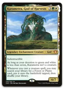 Karametra, God of Harvests #218 (NM) Commander 2020 C20 Magic MTG - Image 1