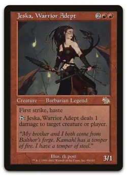 Jeska, Warrior Adept #93 (LP) Judgment JUD Magic MTG - Image 1