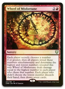 Wheel of Misfortune #211 (Foil) (NM) Commander Legends CMR Magic MTG - Image 1