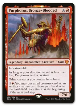 Purphoros, Bronze-Blooded #150 (NM) Theros Beyond Death THB Magic MTG - Image 1