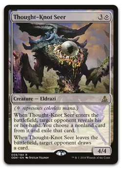 Thought-Knot Seer #9 (LP) Oath of the Gatewatch OGW Magic MTG - Image 1