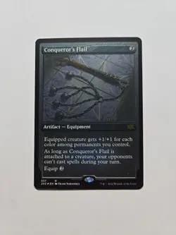 Conqueror’s Flail - (FOIL Etched) - Double Masters 2022 - Image 1