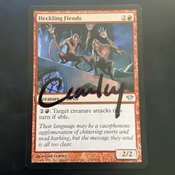 Heckling Fiends MTG Clint Cearley AP Signed Artist Proof - Image 1