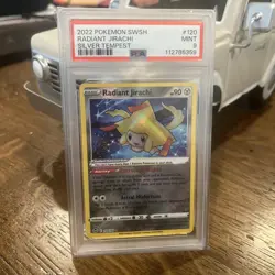 2022 Pokemon Silver Tempest Radiant Jirachi #120 PSA 9 MINT - Image 1