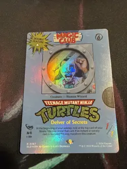 Delver of Secrets (2367) Foil Secret Lair SLD - TMNT VHS Villains - MTG NM/M - Image 1