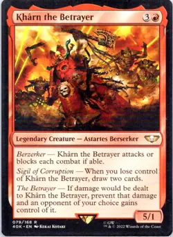 Kharn the Betrayer | Normal | 40K | 79 | NM | Kekai Kotaki - Image 1