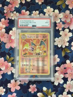 2016 Pokemon XY Evolutions Charizard Reverse Foil #11 PSA 9 - Image 1