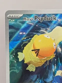 Misty's Psyduck 193/182 Illustration Rare Destined Rivals Pokemon Card NM NP - Image 2