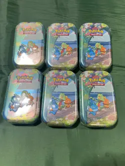 Pokemon TCG Celebrations Mini Tin Pack Sealed 6x - Image 1