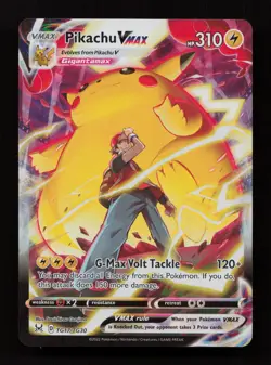 Pikachu VMAX TG17/TG30 Holo Rare VMAX Lost Origin Trainer Gallery Pokemon NM - Image 1