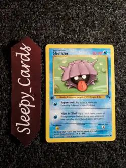 Pokemon TCG Shellder 1st Edition 54/62 Fossil NM - Image 1