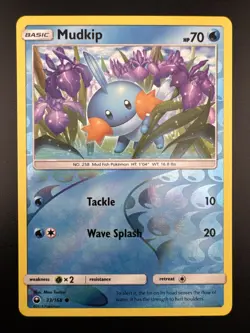 Mudkip 33/168 Pokemon Sun & Moon Celestial Storm Reverse Holo - Image 3