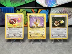 Pokemon TCG Eevee & Dark Jolteon Set Rocket/Jungle LP-NM $1.00 Shipping! - Image 1