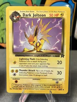 Pokemon TCG Eevee & Dark Jolteon Set Rocket/Jungle LP-NM $1.00 Shipping! - Image 3
