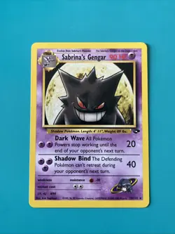 Pokemon TCG Sabrina's Gengar Gym Challenge 29/132 Raw Ungraded - Image 1