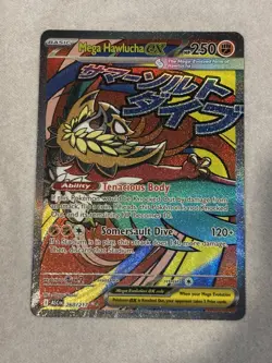 Pokemon TCG Mega Hawlucha ex - 268/217 - ME: Ascended Heroes Mega Attack Rare NM - Image 1