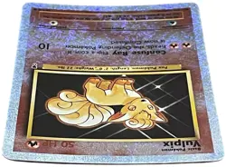 Pokemon Vulpix 98/110 Reverse Holo Legendary Collection Fireworks Foil LP - Image 4