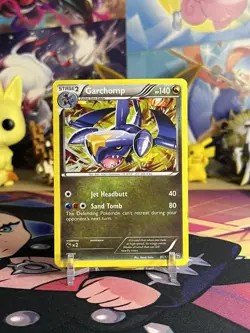 Pokemon TCG Garchomp 91/124 Cracked Ice Holo Rare Dragons Exalted LP - Image 1