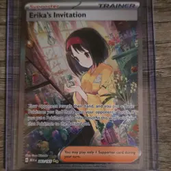 Pokemon Erika's Invitation 203/165 Special Illustration Rare Full Art Holo - Image 1
