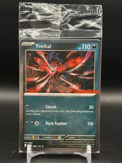 Pokemon TCG Yveltal 88/132 Mega Evolutions Cosmos Holo GAMESTOP Promo SEALED - Image 1