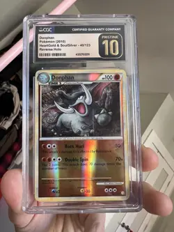 2010 Pokemon Donphan HGSS Reverse Holo CGC Pristine 10 POP 1 NO PSA 10 - Image 1