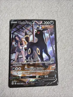 Pokemon TCG Umbreon V Full Art Single Strike Holo Ultra Rare TG22/TG30 - Image 2