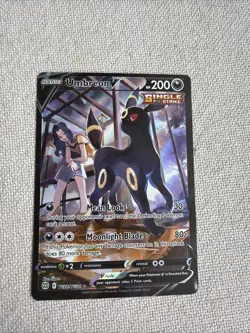 Pokemon TCG Umbreon V Full Art Single Strike Holo Ultra Rare TG22/TG30 - Image 3