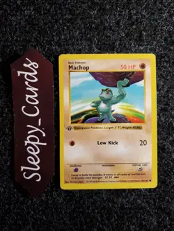 Machop 52/102 Pokemon Base Set 1st Edition Shadowless Common Near Mint (NM) 1999 - Image 1