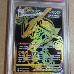 Pokemon Rayquaza VMAX Full Art Secret Rare Holo TG29 Silver Tempest PSA 9 - Image 3