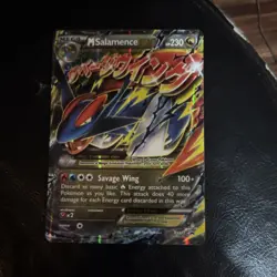 M Salamence EX 230 HP XY171 Mega Promo Holo Dragon Pokemon TCG XY - Image 1