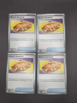 Arven's Sandwich 161/182 Uncommon Playset 4x Destined Rivals Pokemon TCG - Image 1