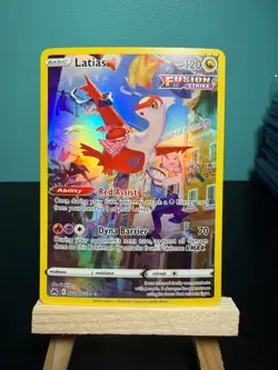 Pokemon Latias GG20/GG70 Full Art Ultra Rare Holo Crown Zenith Galarian Gallery - Image 1