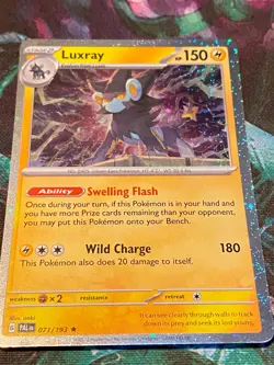 Luxray 071/193 Cosmos Holo COSTCO Promo Pokemon Paldea Evolved NM - Image 1