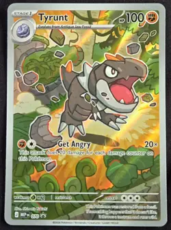 Pokemon TCG: Perfect Order - Tyrunt (MEP-EN 070) Full Art Black Star ETB Promo - Image 1