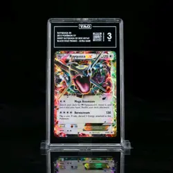 Pokemon Rayquaza EX Shiny Promo Holo XY69 TAG Graded Black Star - Image 1