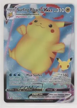 Full Art - Surfing Pikachu VMAX Pokemon Celebrations #009 - Image 1