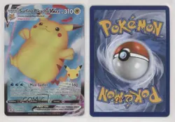 Full Art - Surfing Pikachu VMAX Pokemon Celebrations #009 - Image 3