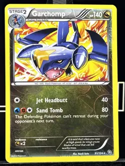 Garchomp 91/124 Reverse Holo Rare Dragons Exalted Pokemon TCG - Image 3