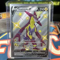 2021 Pokemon Toxtricity V SV112/SV122 Shining Fates: Shiny Vault Holo NM - Image 3