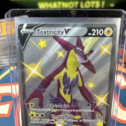 2021 Pokemon Toxtricity V SV112/SV122 Shining Fates: Shiny Vault Holo NM - Image 4