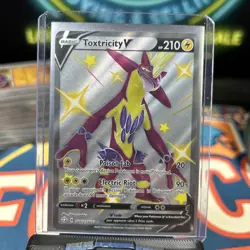 2021 Pokemon Toxtricity V SV112/SV122 Shining Fates: Shiny Vault Holo NM - Image 5