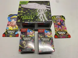 Pokemon Perfect Order Lot ETB, 2 Booster Bundles, 2 Sleeved Packs- New /Sealed - Image 1