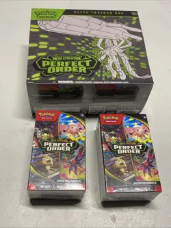 Pokemon Perfect Order Lot ETB, 2 Booster Bundles, 2 Sleeved Packs- New /Sealed - Image 2