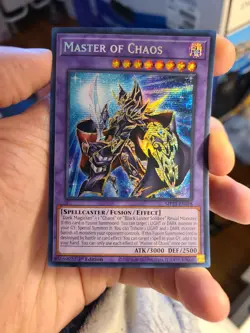 Yugioh Master of Chaos MP23-EN018 1st Prismatic Secret Rare - Image 1